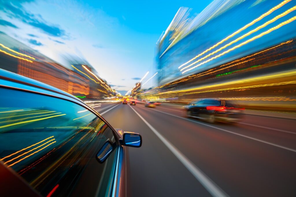 auto snelheid